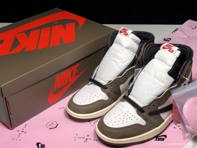 Cheap Air Retro 100 CD4487 x 1 Travis - Jordan Scott 'Mocha' OG High 0806